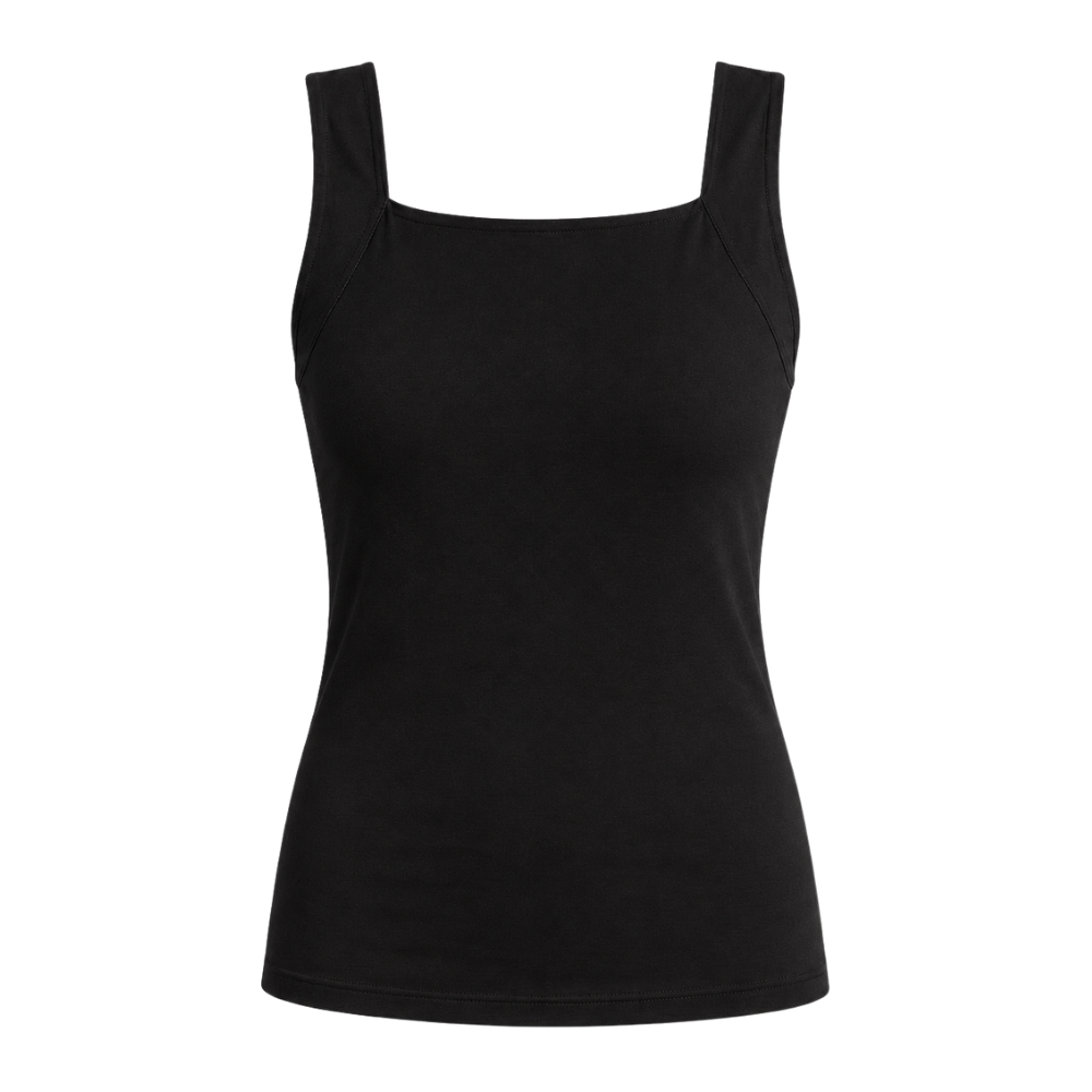 Sculpting Tank Top with Built-In Bra