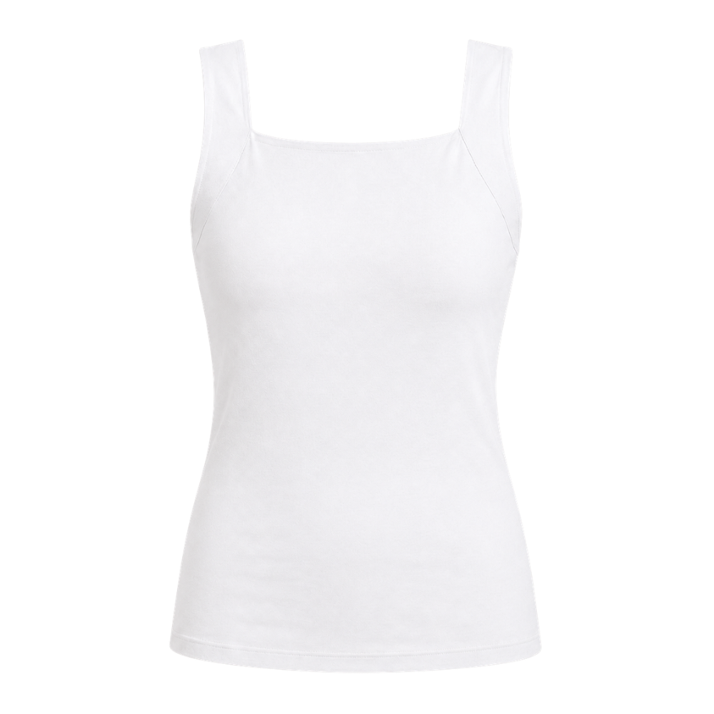 Sculpting Tank Top with Built-In Bra