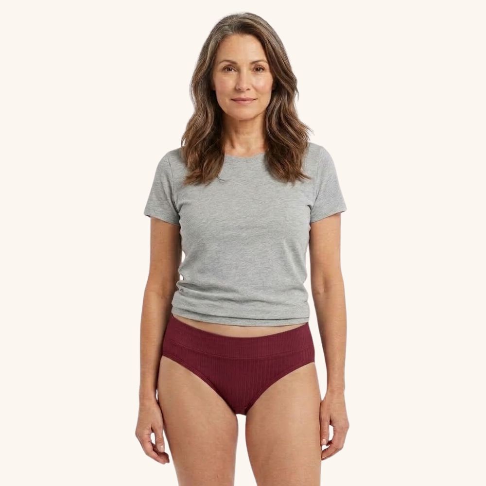 Ribbed Cotton Comfort Brief