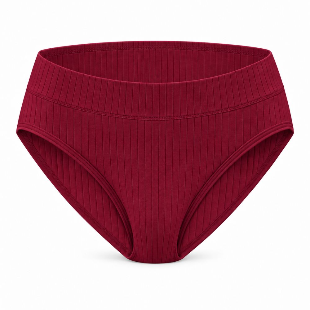 Ribbed Cotton Comfort Brief
