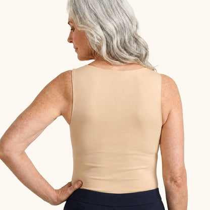 Sculpting Tank Top with Built-In Bra