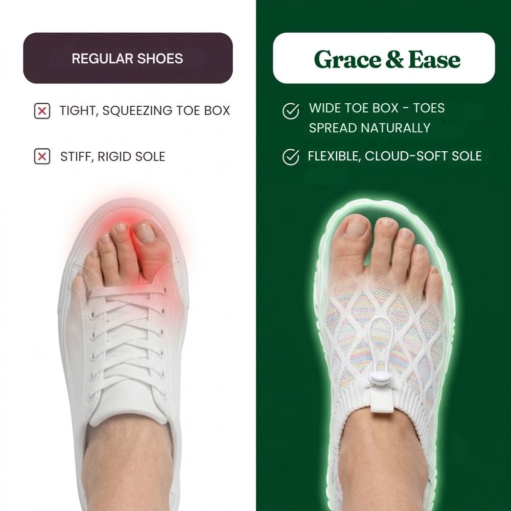 Grace & Ease | All-Day Comfort, Zero Foot Pain