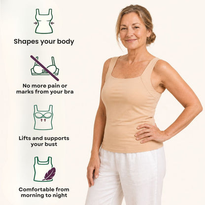 Built-In Bra Comfort Shaper Tank