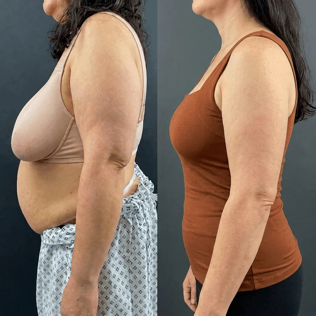 Sculpting Tank Top with Built-In Bra