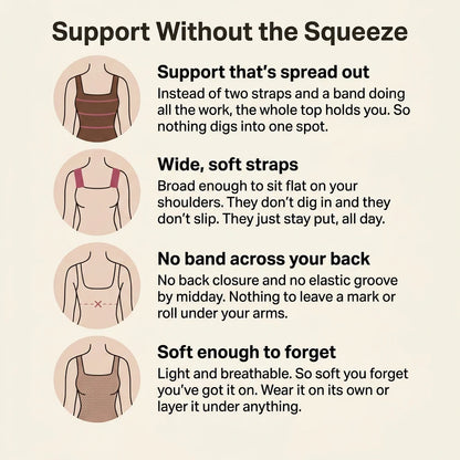 Sculpting Tank Top with Built-In Bra