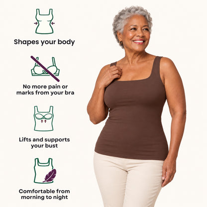Built-In Bra Comfort Shaper Tank